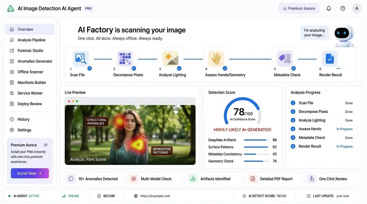 AI smart home Game Master — example of the AI tool dashboard software